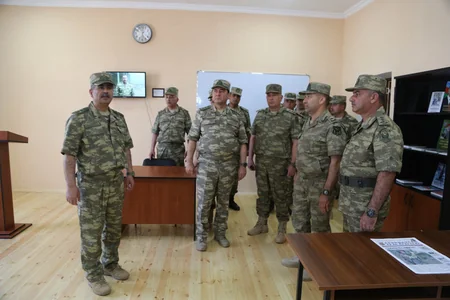 В прифронтовой зоне состоялись открытия зенитно-ракетного и инженерно-саперного воинских частей