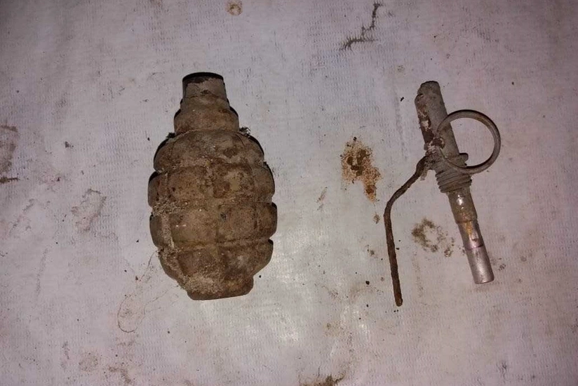 Novxanıda F-1 əl qumbarası aşkarlanıb