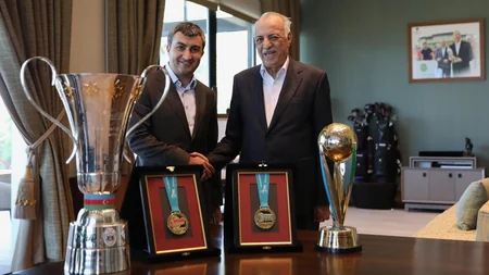“Qarabağ”ın fəxri prezidenti Abdolbari Gozal klub rəsmiləri ilə görüşüb
