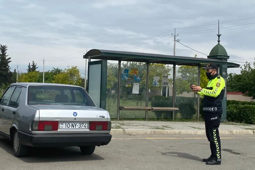 Şəmkirdə dayanma-durma qaydalarını pozanlar məsuliyyətə cəlb olunub