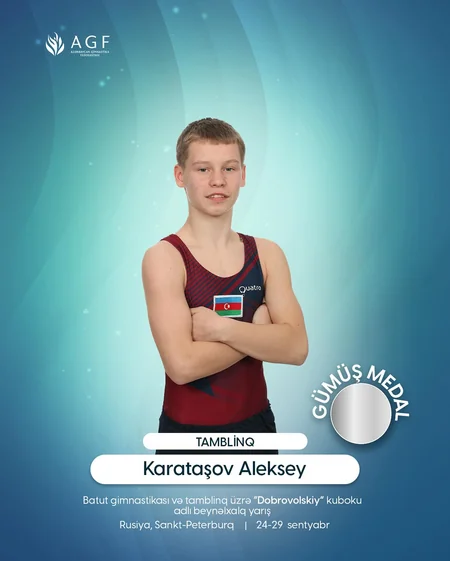 Azərbaycan gimnastları Sankt-Peterburqda 4 medal qazanıblar