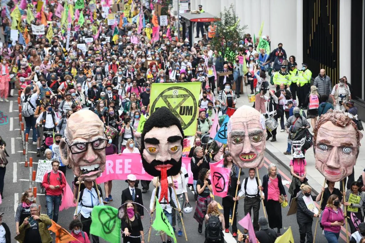 В Лондоне задержали более 20 участников протестов