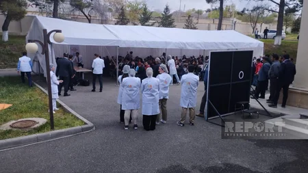 Qobustanda ÜST və UNICEF-in immunlaşdırma kampaniyası çərçivəsində yüzdən çox uşaq peyvənd olunub