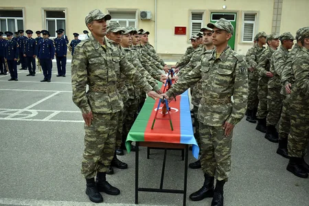 Military oath-taking ceremonies held in Azerbaijani Army 