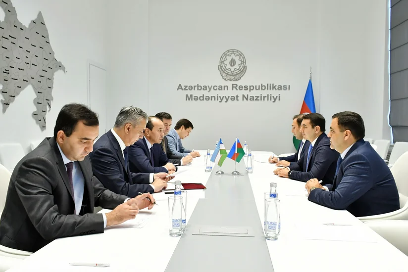 Azərbaycan və Özbəkistan mədəniyyət nazirləri əməkdaşlıq məsələsini müzakirə edib