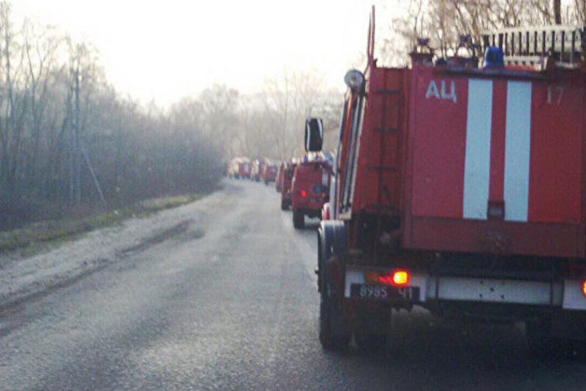 Ukraynada sursat anbarında baş vermiş yanğın səbəbindən 20 minə yaxın insan təxliyə edilib - VİDEO