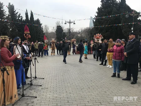 Bakıda Novruz şənliyinin baş məşqi keçirilir