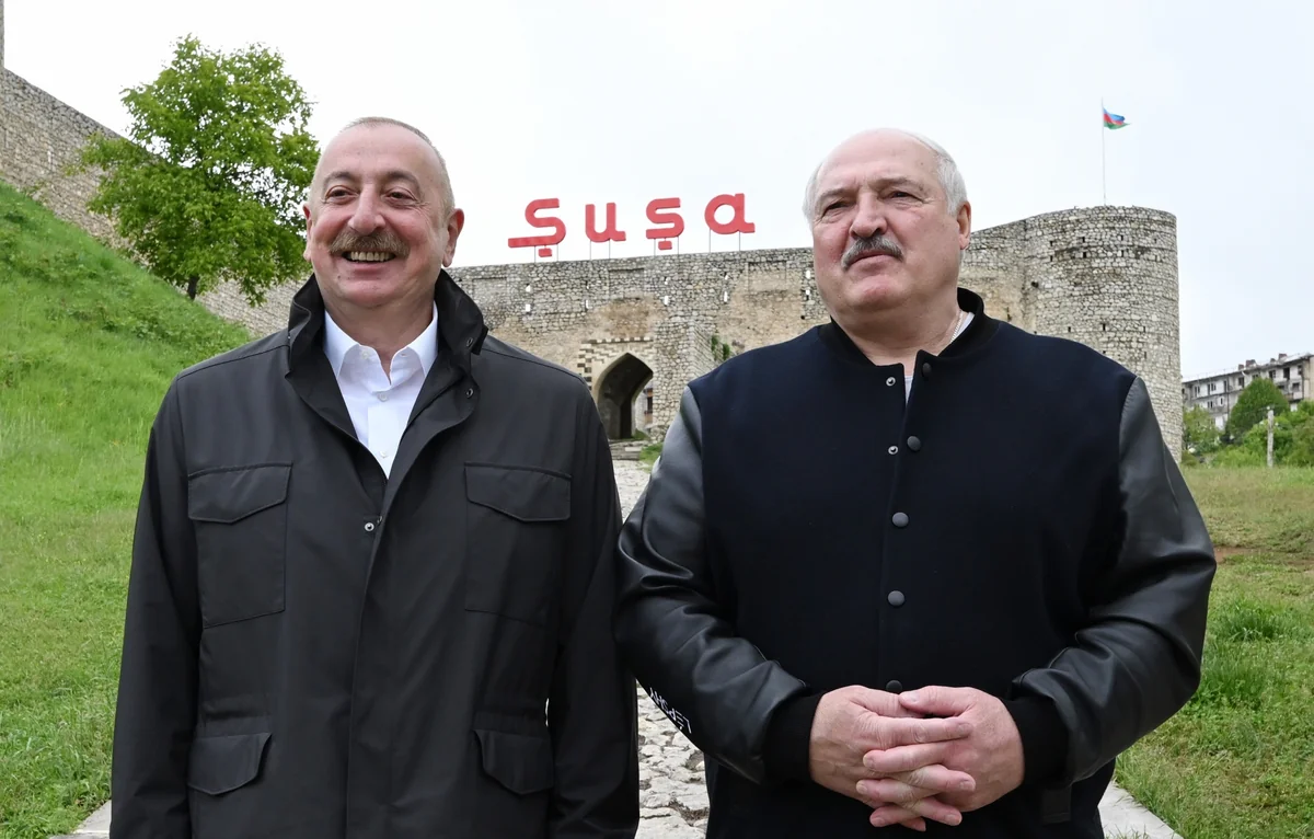 Azərbaycan və Belarus prezidentləri Şuşada birgə nahar ediblər