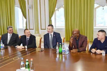 President Ilham Aliyev receives participants of 55th Convention of World Boxing Council
