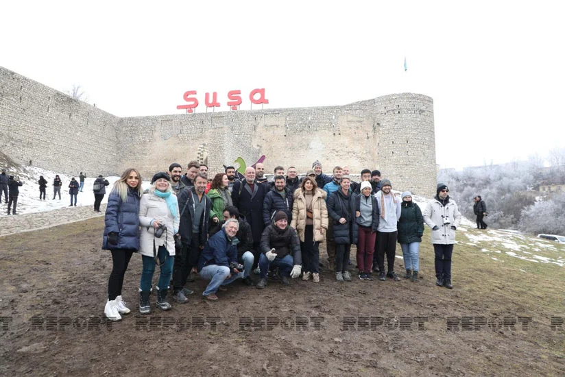 Известные путешественники из 20 стран посетили город Шуша