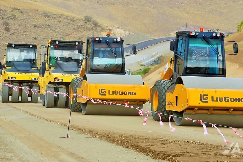 Şükürbəyli-Cəbrayıl-Hadrut avtomobil yolunda işlərin 87 %-i yekunlaşıb