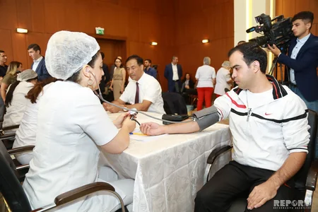 YAP-da qanvermə aksiyası keçirilib - FOTO