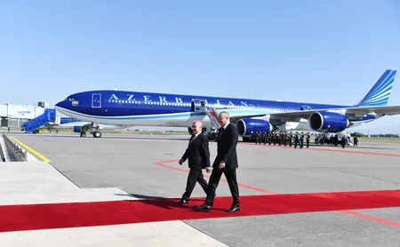 Prezident İlham Əliyev Naxçıvana səfərə gedib