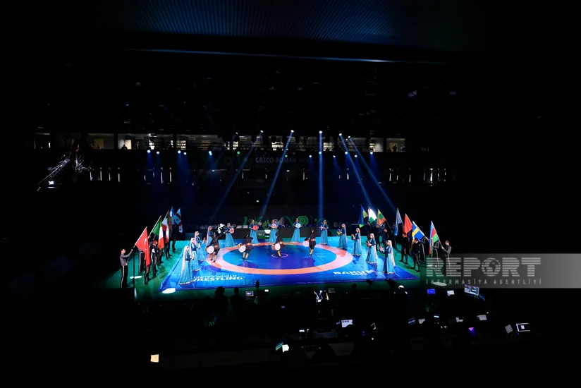 Bakıda yunan-Roma güləşi üzrə Dünya Kubokunun açılış mərasimi keçirilib