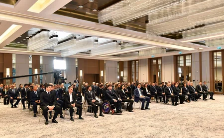 Ilham Aliyev attends ceremony dedicated to 2022 sporting results