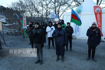 Акция на дороге Ханкенди-Лачын продолжается уже 67 дней