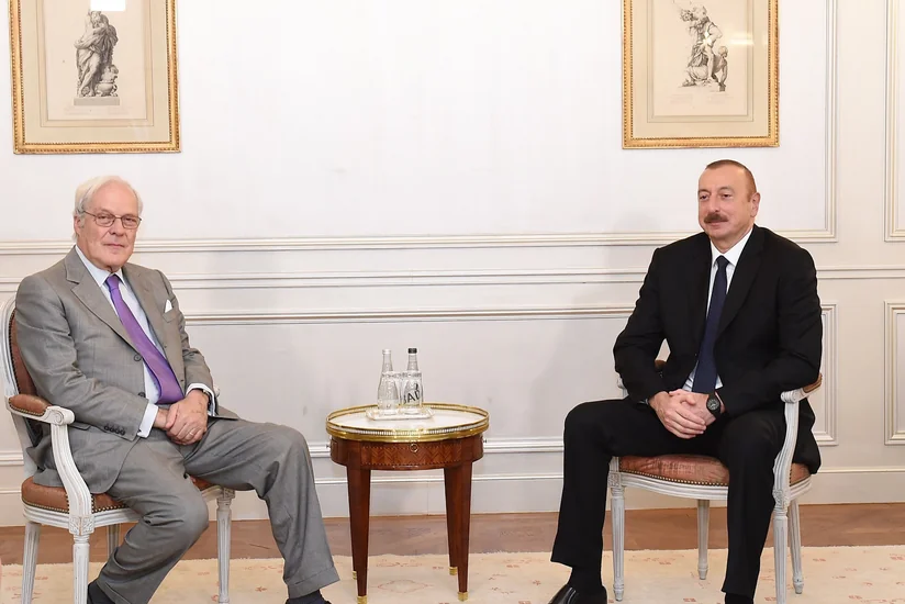 President Ilham Aliyev met with chairman of Rothschild & Co Supervisory Board