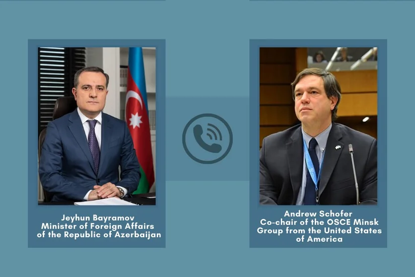 Azərbaycanın XİN başçısı amerikalı həmsədrlə telefonla danışıb