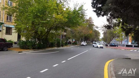 Bakının Tofiq Abbasov küçəsi təmir edilib