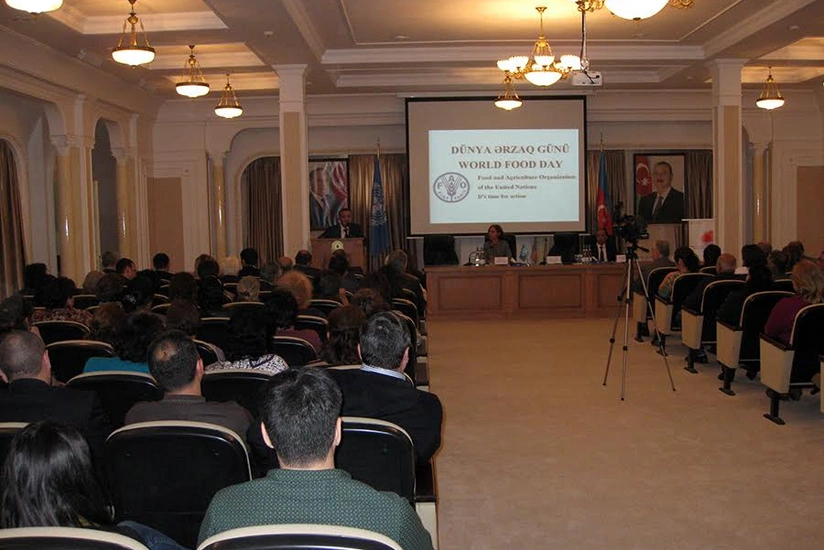 Azərbaycanda Ümumdünya Ərzaq Gününə həsr olunmuş tədbir keçirilib
