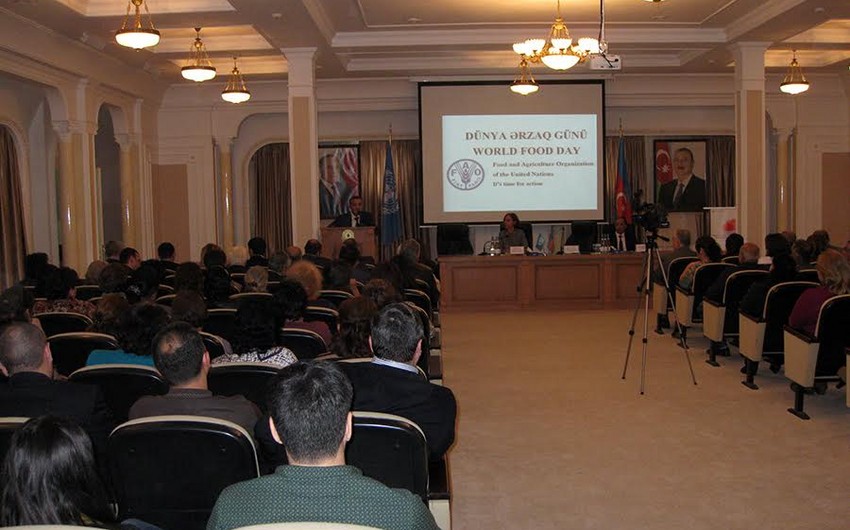 Azərbaycanda Ümumdünya Ərzaq Gününə həsr olunmuş tədbir keçirilib