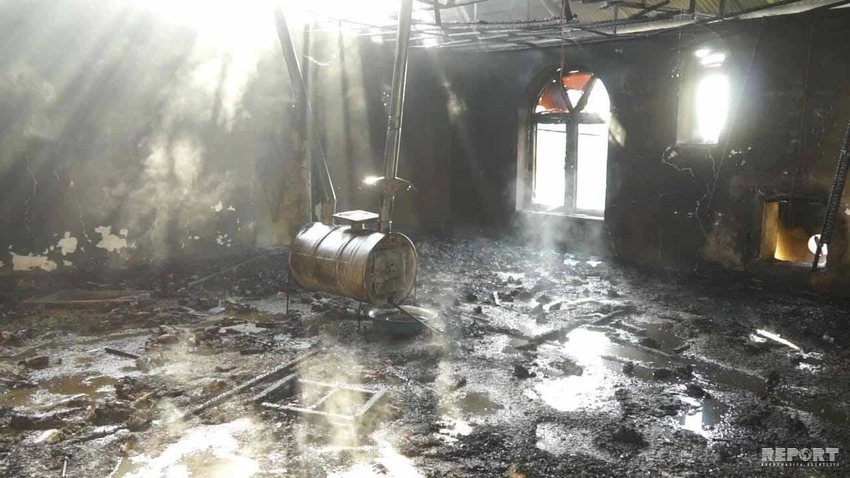 Göyçayda yanğın zamanı 5 300 cücə tələf oldu - FOTO - VİDEO - YENİLƏNİB