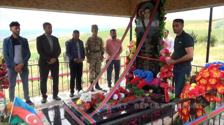 Cəlilabadda şəhidin adına xatirə bulağının və parkın açılışı olub