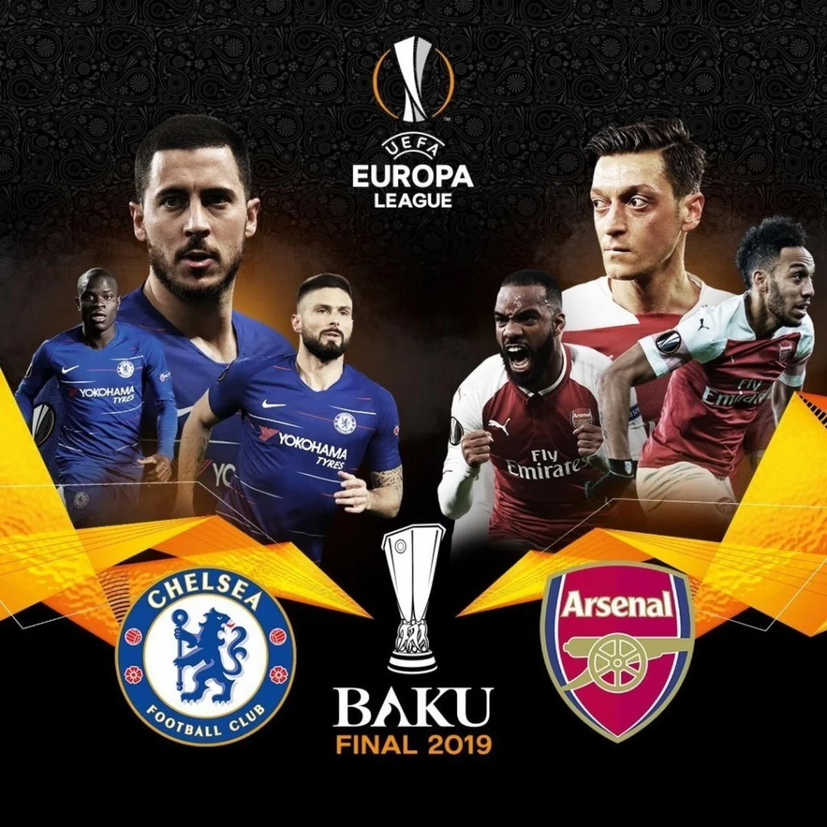 Arsenal və Çelsinin Bakıda mətbuat konfransına qatılacaq futbolçuları müəyyənləşib