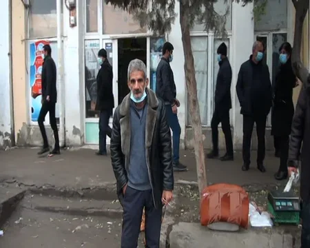 Kürdəmirdə maska taxmayan sakinlər cərimələnib