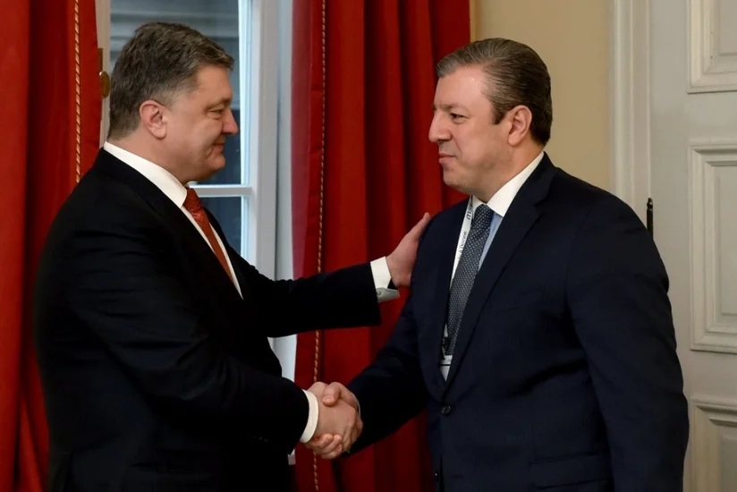 ​Порошенко обсудил с премьером Грузии новый шелковый путь