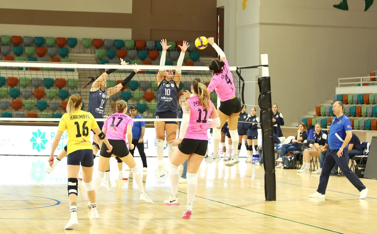 Qadın voleybolçular arasında Azərbaycan Yüksək Liqasında X turun görüşləri başa çatıb