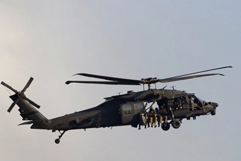 Kaliforniyada təlimlər zamanı hərbi helikopter qəzaya uğrayıb
