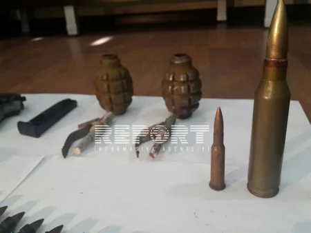 Təmiz Şəhər ASC-nin çeşidləmə zavodunda silah-sursat tapılıb - FOTO