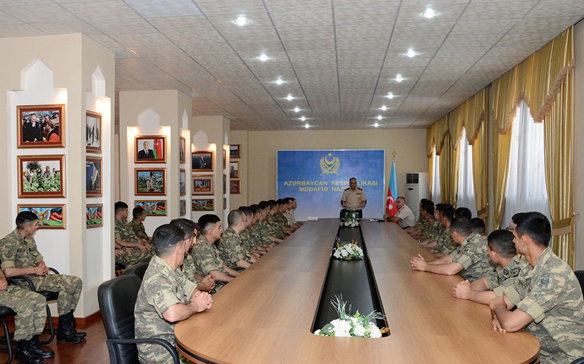 Meeting with military personnel held at Training and Educational Center of Azerbaijani Army