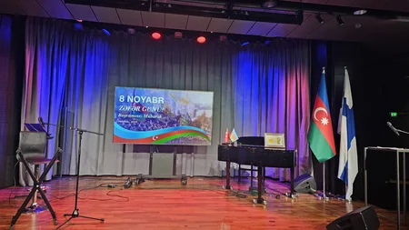 Helsinkidə Azərbaycanın Zəfər və Bayraq günləri qeyd olunub - VİDEO