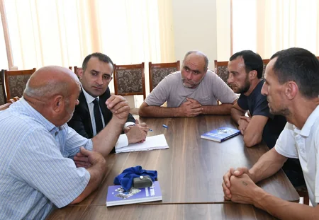 Şirvanda keçmiş məcburi köçkünlərə ödənişsiz hüquqi yardım göstərilib