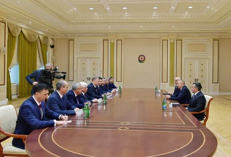 Президент Ильхам Алиев принял губернатора Астраханской области - ОБНОВЛЕНО