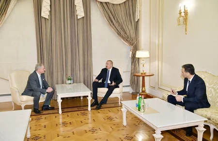 President Ilham Aliyev receives IAF executive director
