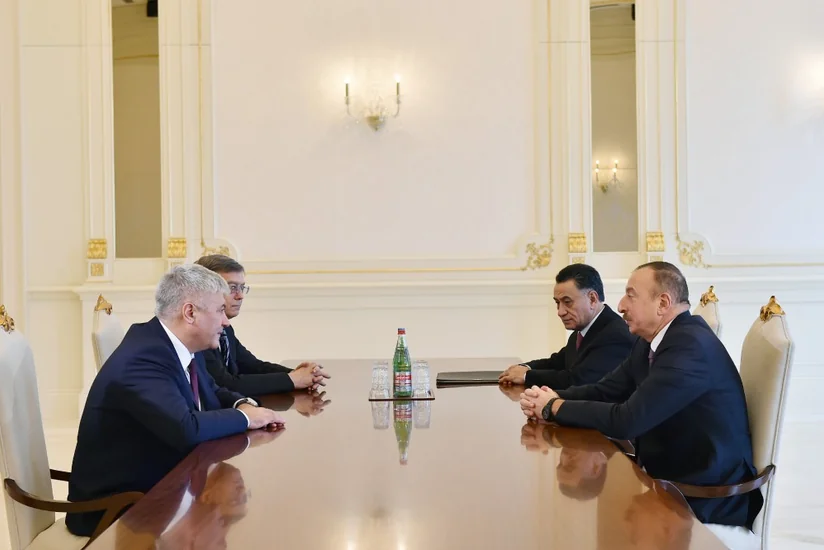 President Ilham Aliyev received Russian Minister of Internal Affairs