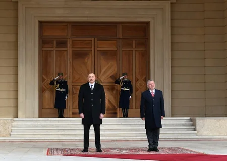 Official welcoming ceremony held for King Abdullah II of Jordan