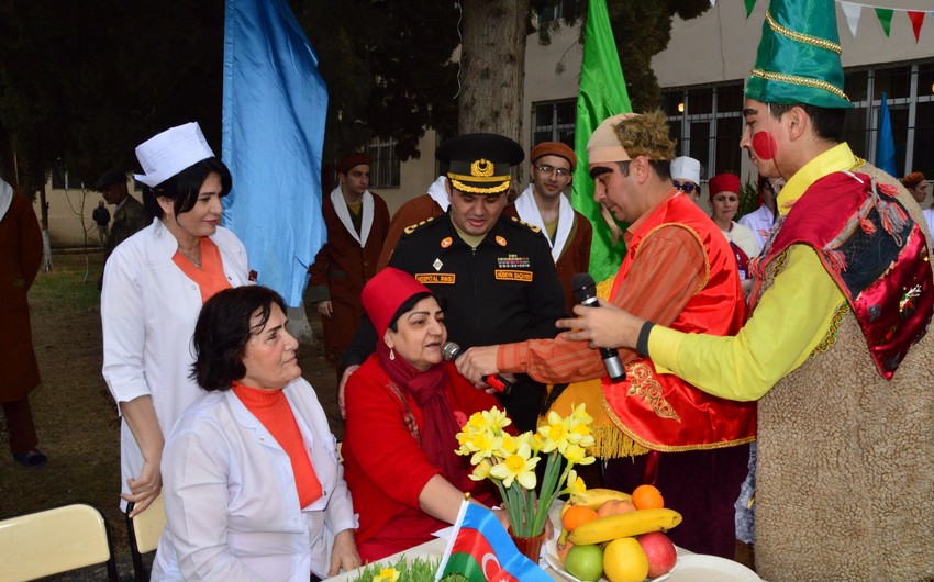 Hərbi Hospitalda Novruz bayramı münasibətilə tədbir keçirilib