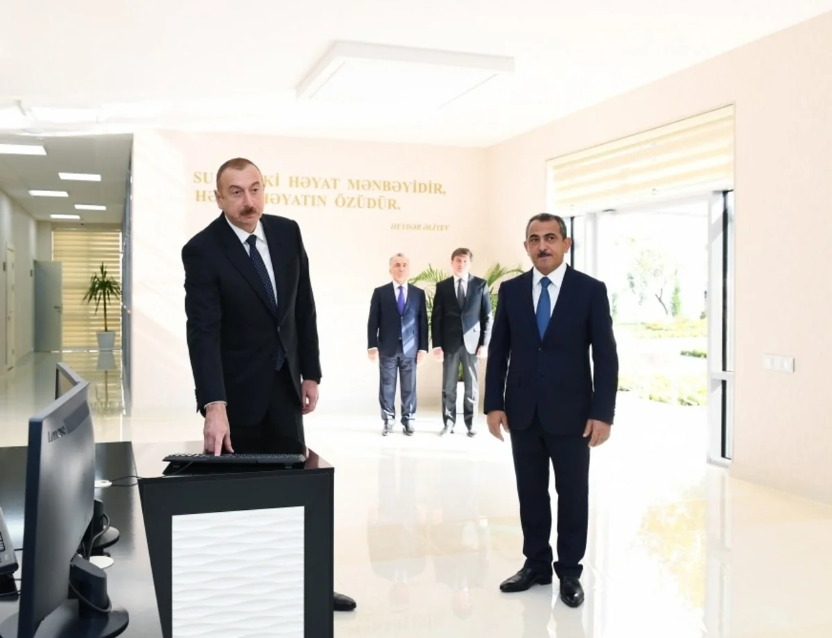 President Ilham Aliyev attended ceremony to launch water supply and sewage systems in Gabala