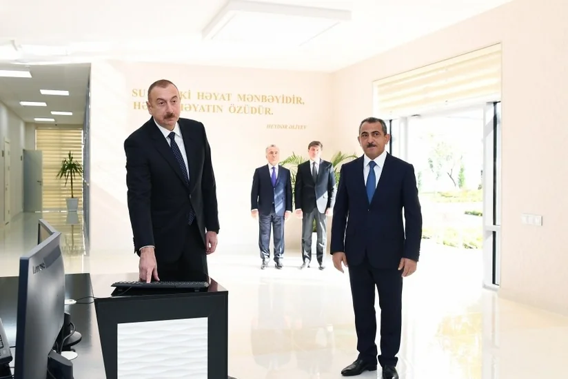 President Ilham Aliyev attended ceremony to launch water supply and sewage systems in Gabala