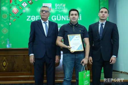Report News Agency gets award for Baku 2017 Islamic Games