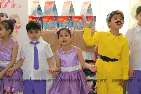 Gürcüstanda azərbaycanlı uşaqlar üçün bayram tədbiri təşkil edilib  