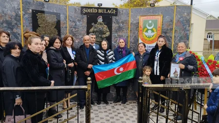 Kürdəmirdə şəhid bulağının açılışı olub