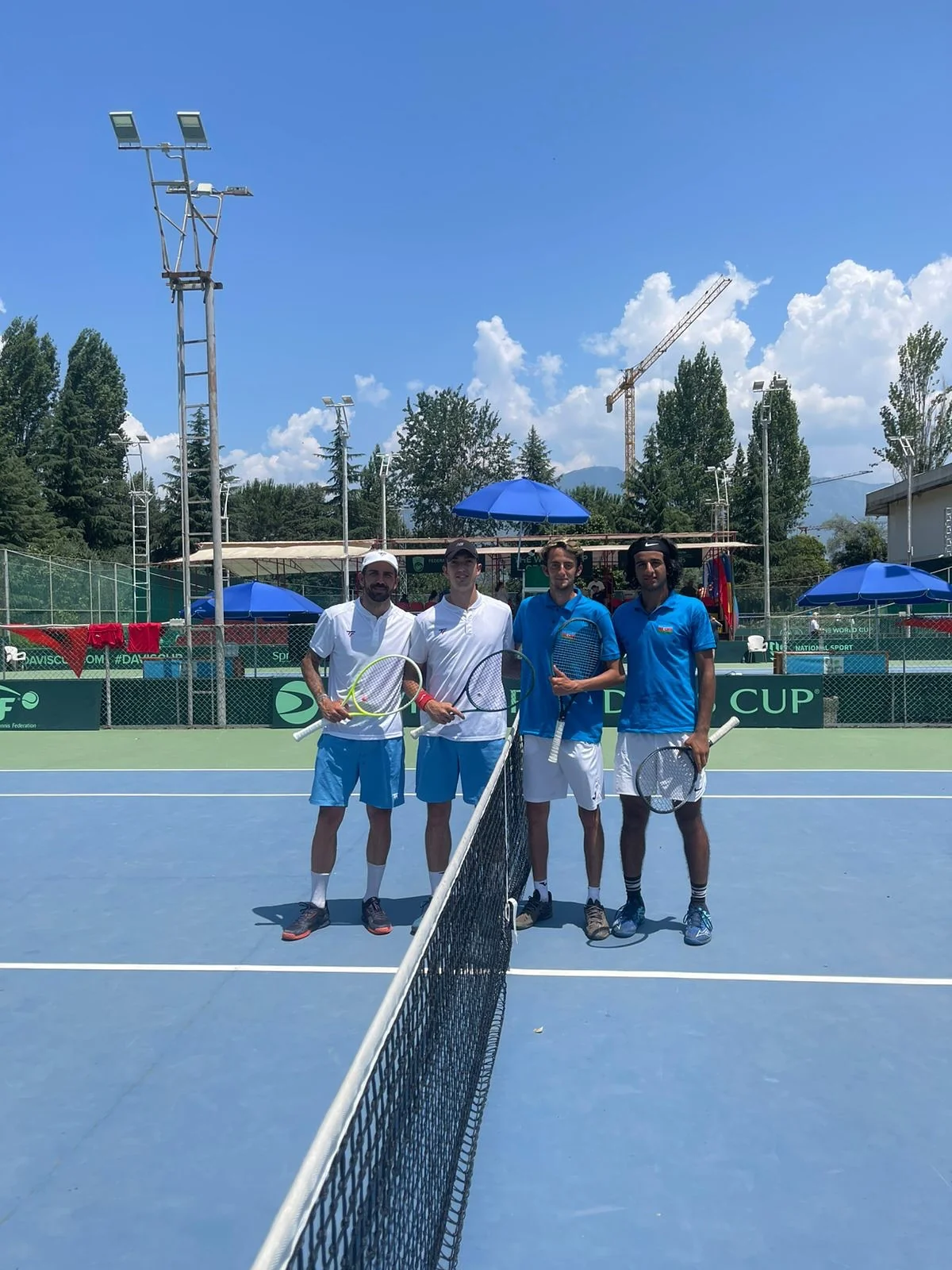 Azərbaycanın tennis millisi “Davis Cup”a qələbə ilə başlayıb