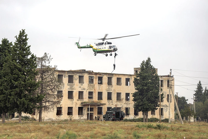 Azərbaycan, Türkiyə və Gürcüstan hərbçilərinin komanda-qərargah təlimi başa çatıb