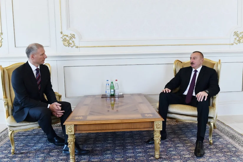 President Ilham Aliyev receives credentials of head of EU Delegation to Azerbaijan