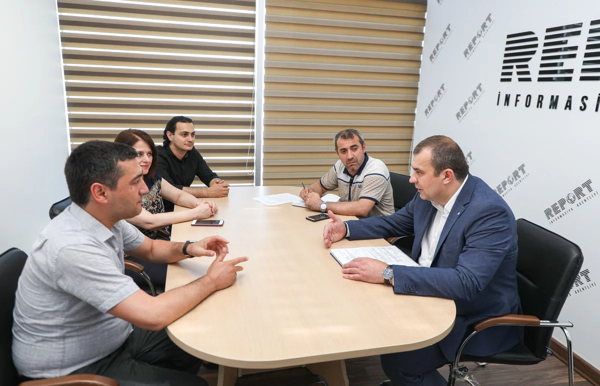 Ukrainian MP visits head office of Report News Agency